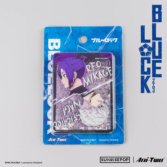 Blue Lock - Nagi & Mikage Acrylic Glitter Block