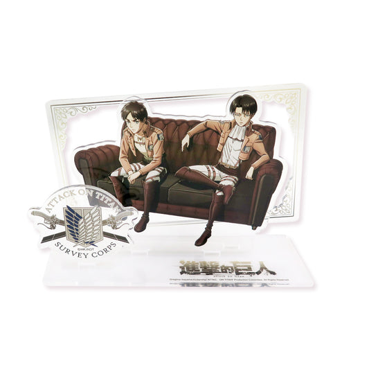 Attack on Titan Double Standee Of Eren-Levi Type 2