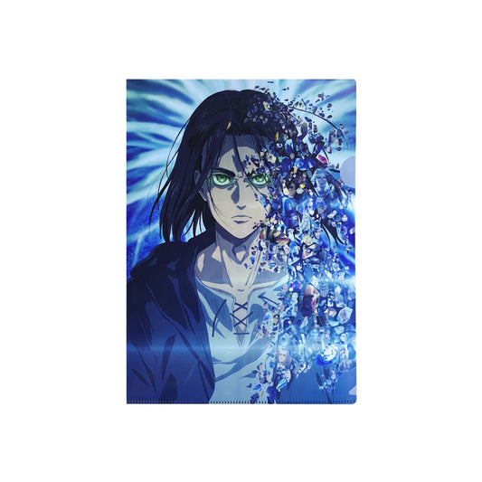 Attack on Titan Document Folder - Eren and piece of character