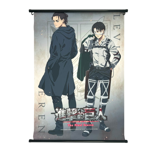 Attack on Titan Eren-Levi Frameless Painting
