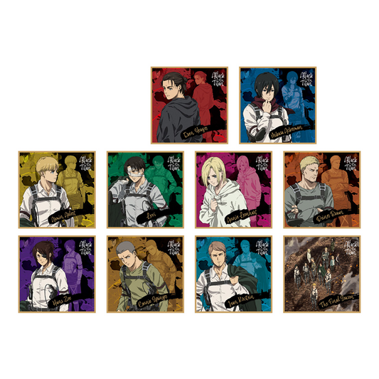 Attack on Titan - Random Character Card (Shikishi)