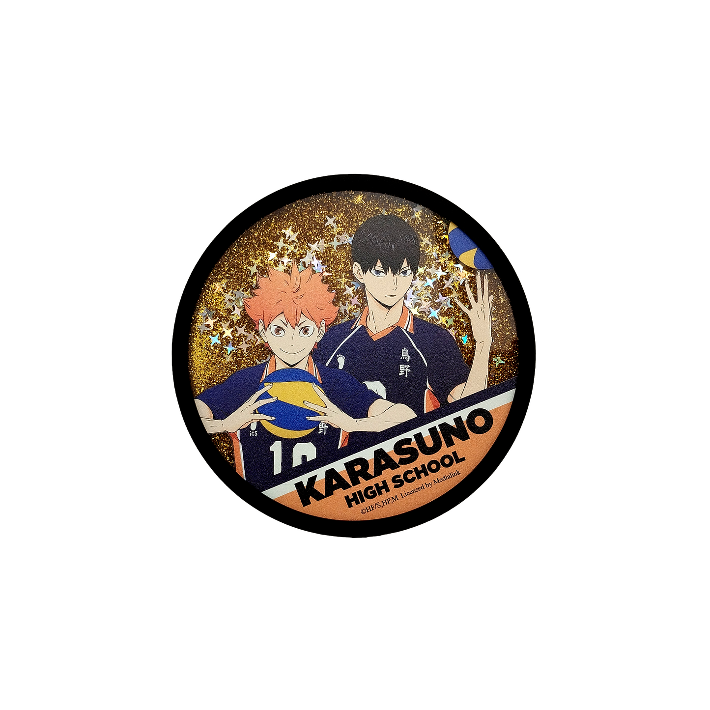 Haikyu!! Duo School Coaster Glitter