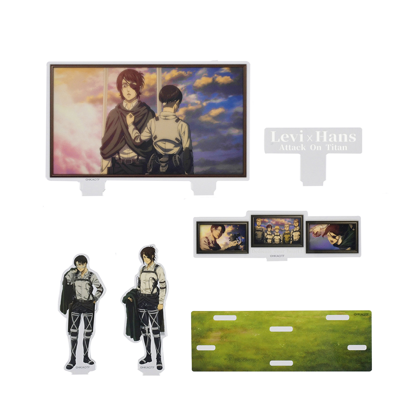 Attack on Titan Set Arcylic Standee Levi-Hanns