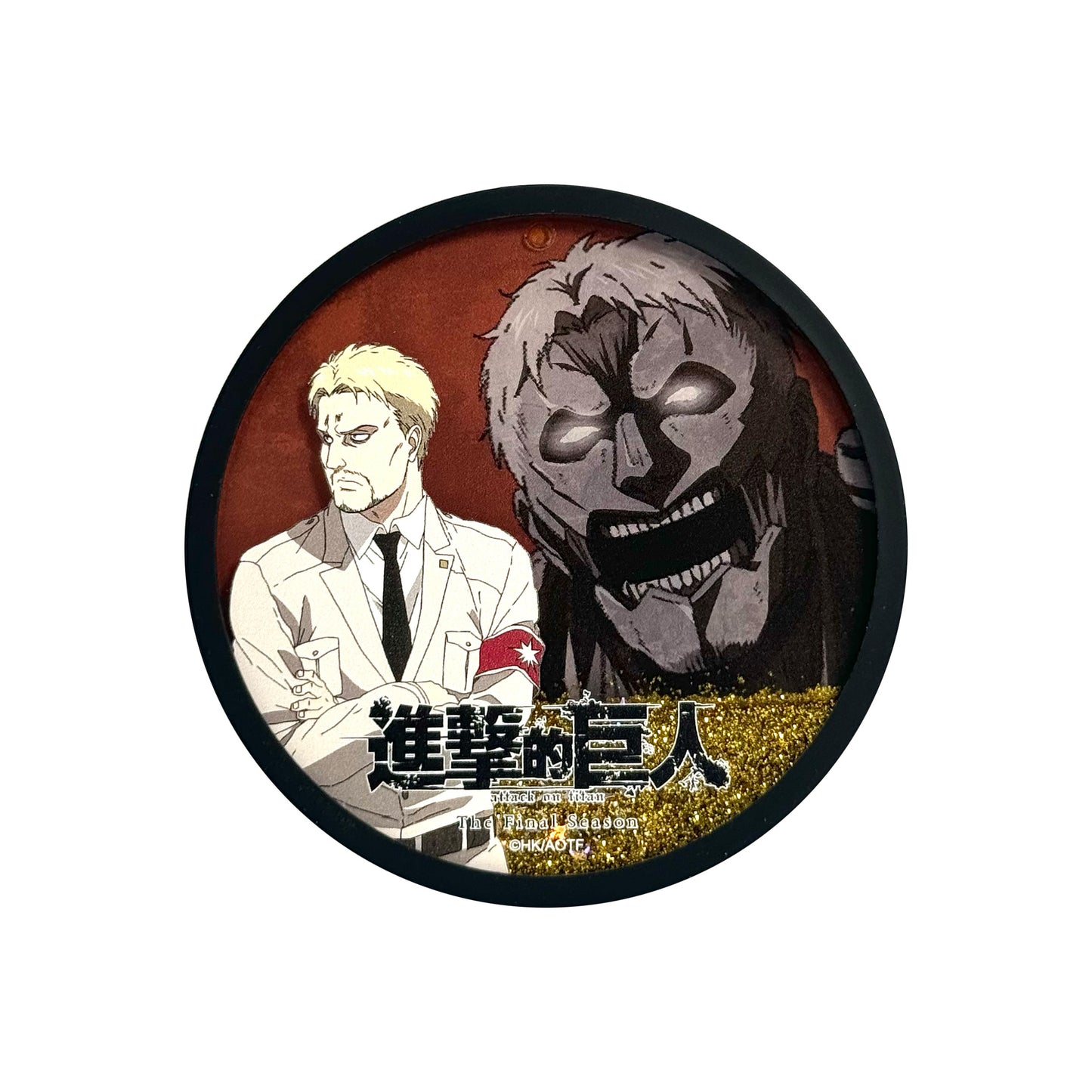 Attack on Titan Glitter Coaster