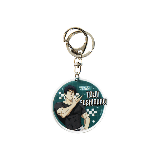Jujutsu Kaisen Toji Round Keychain
