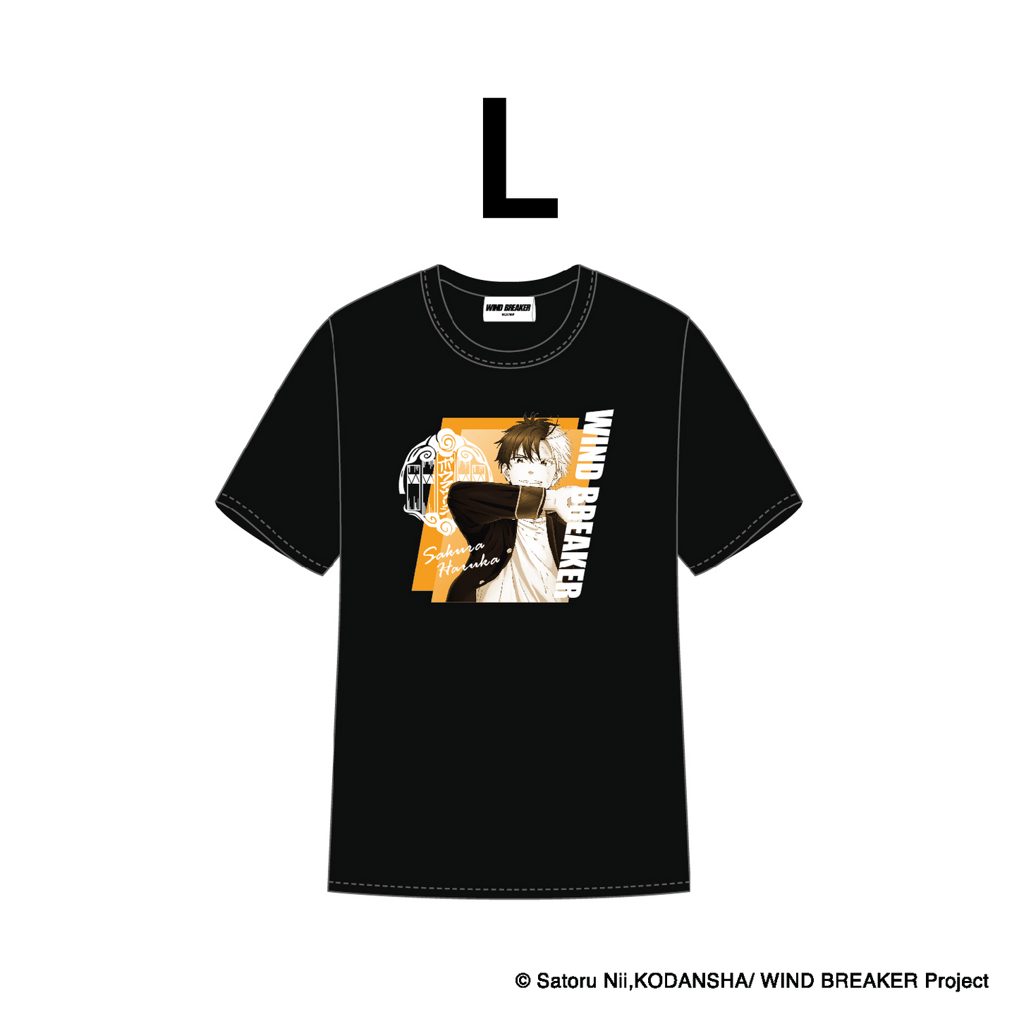 Wind Breaker – Black T-shirt (Sakura)