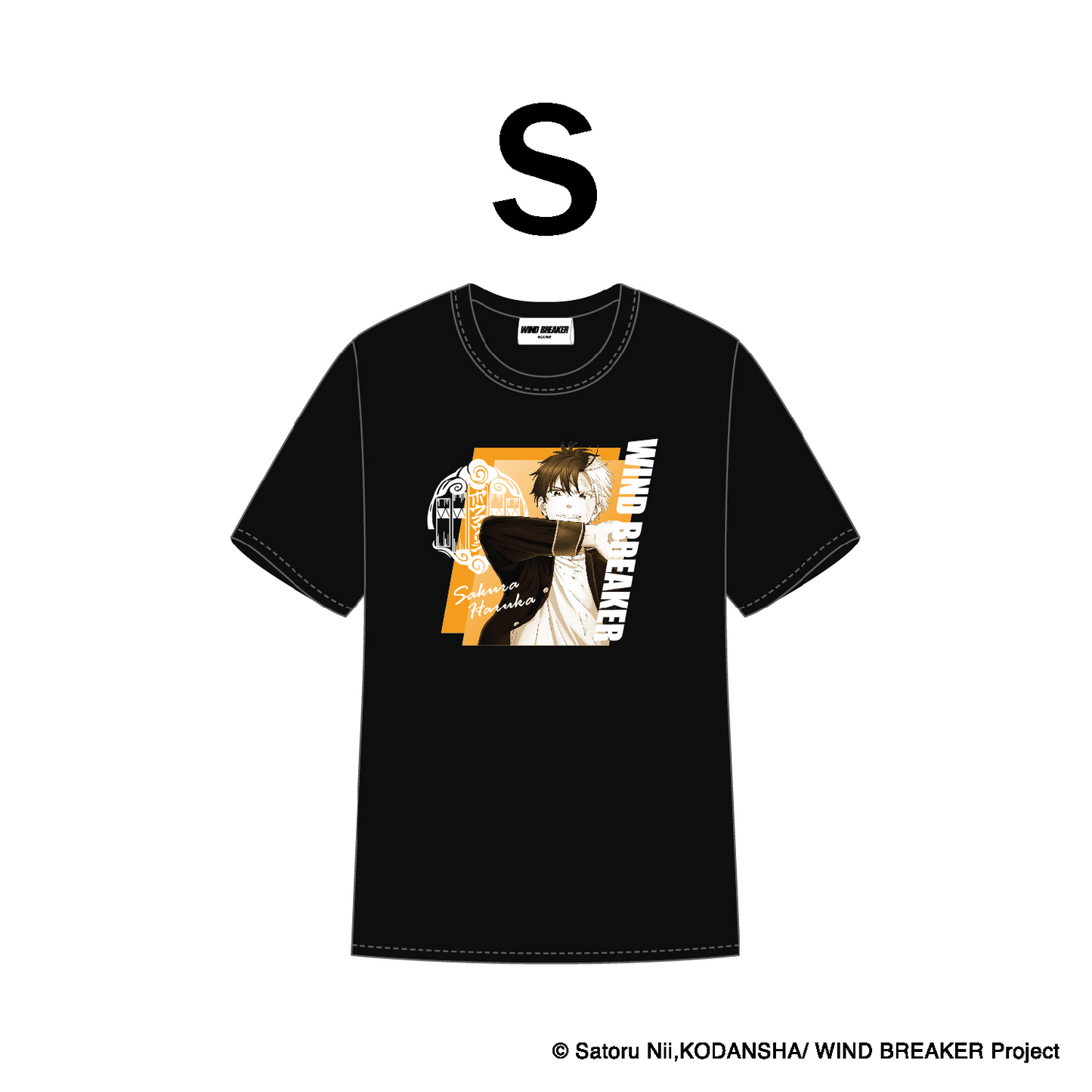 Wind Breaker – Black T-shirt (Sakura)