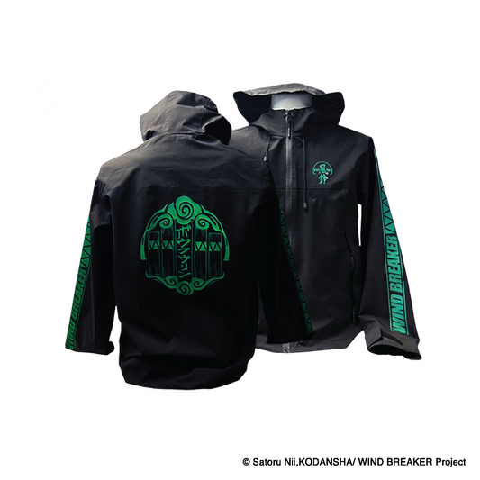 Wind Breaker – Black Hoodie Furin Logo (Exclusive)