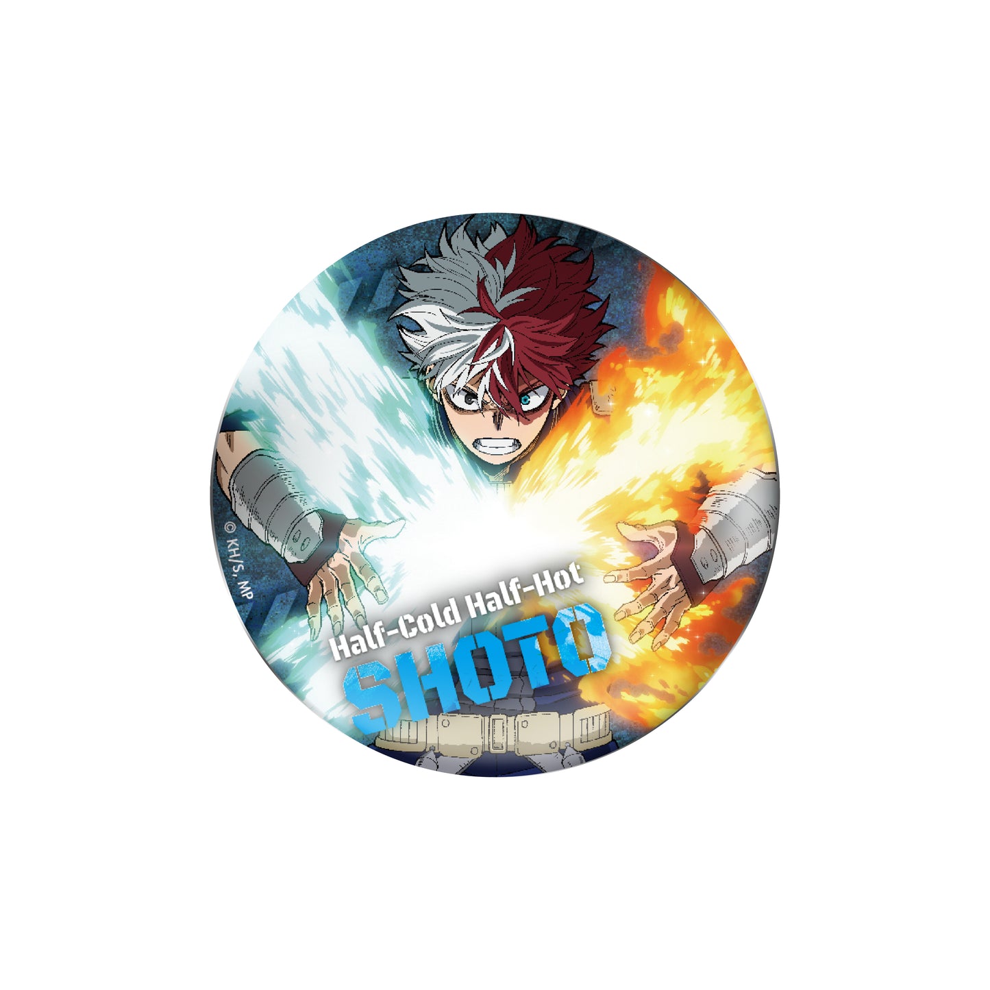 My Hero Academia Season 7 - Character Badge Shoto Todoroki (Full Power Ver.)