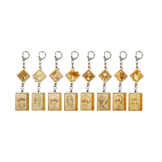 Jujutsu Kaisen Wood Keychain