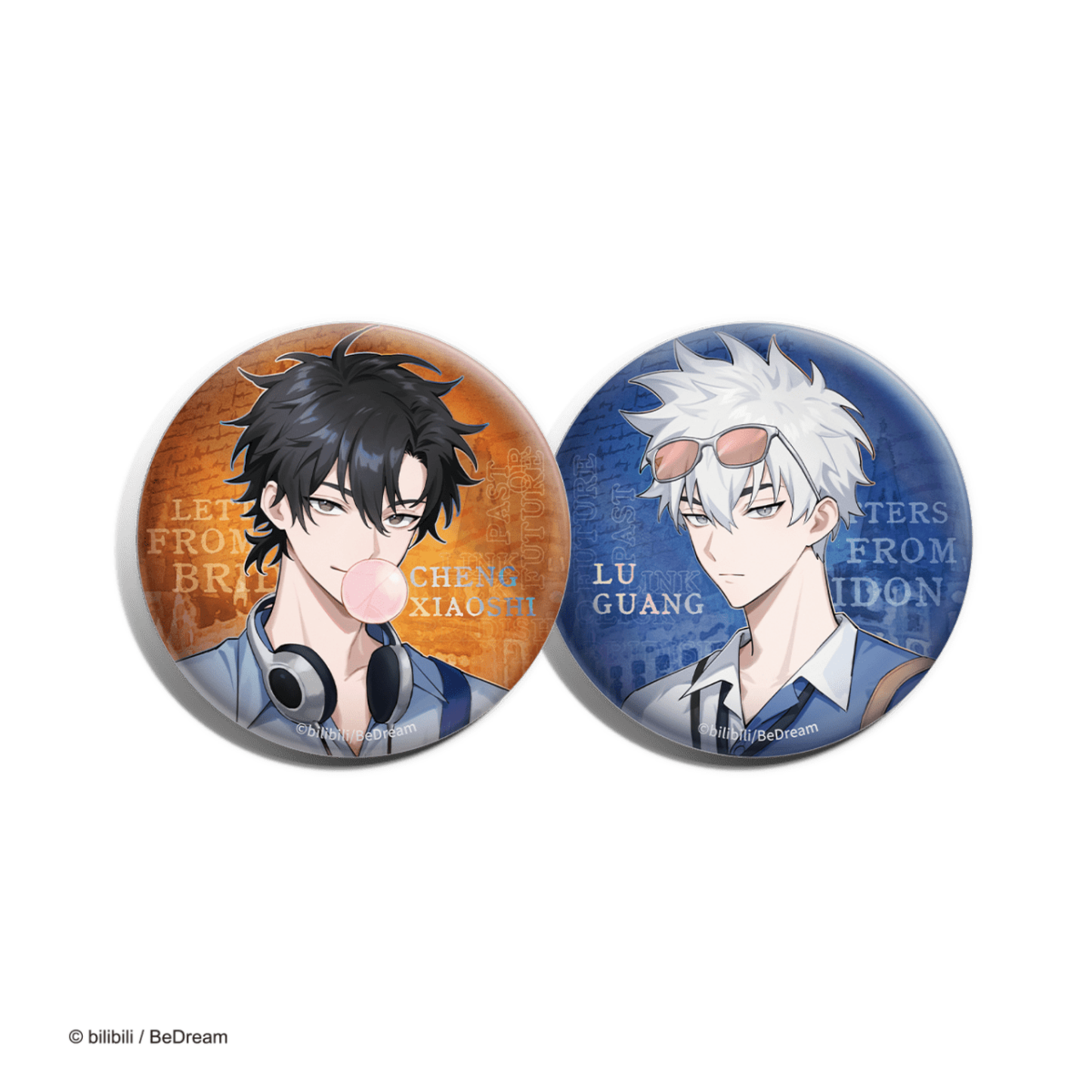 LINK CLICK - Badge set (Cheng Xiaoshi & Lu Guang)