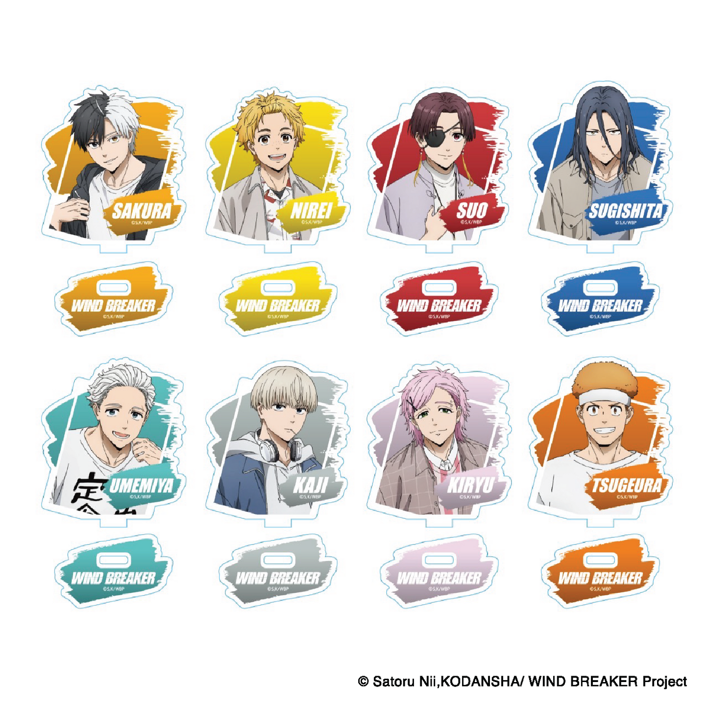 Wind Breaker – Mini Acrylic Standee Casual ver. (Random)