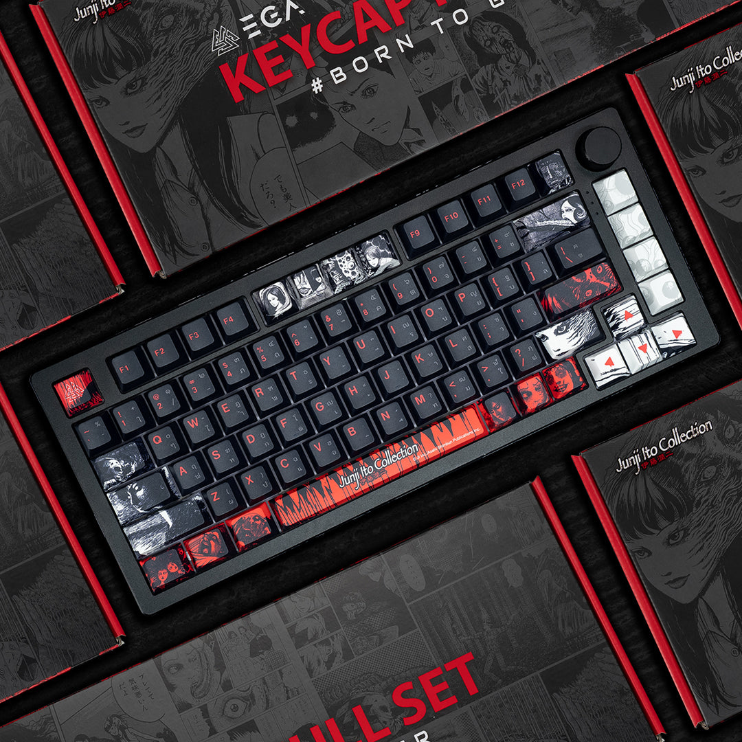 Junji Ito X EGA Set Keycap Full Set 128 Key
