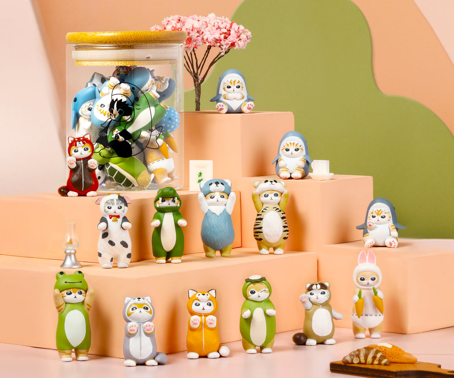 Mofusand Gen 1 - Mini Figure Glass Jar (Small)