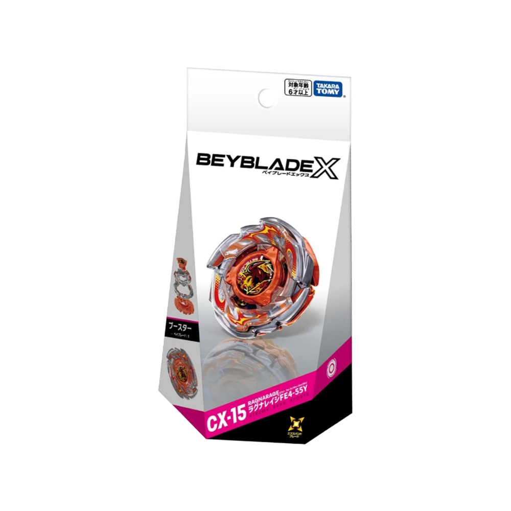 BEYBLADE X CX-15 Booster RagnaRage FE4-55Y