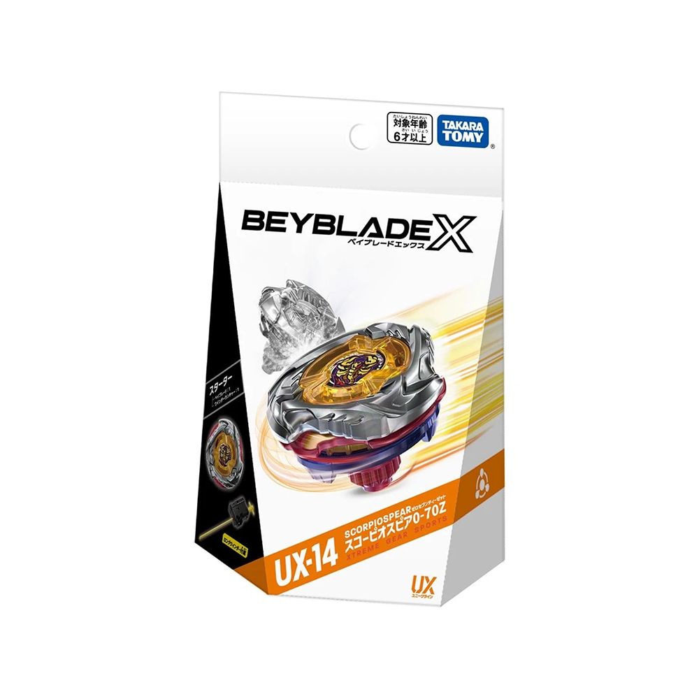 BEYBLADE X UX-14 Starter ScorpioSpear 0-70Z