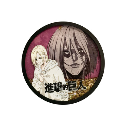 Attack on Titan Glitter Coaster