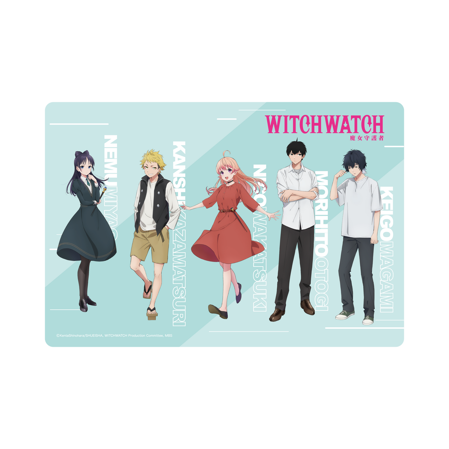 WITCH WATCH - Mouse pad with characters