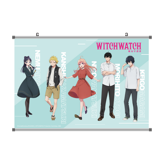 WITCH WATCH - Hanging scroll - Main Characters