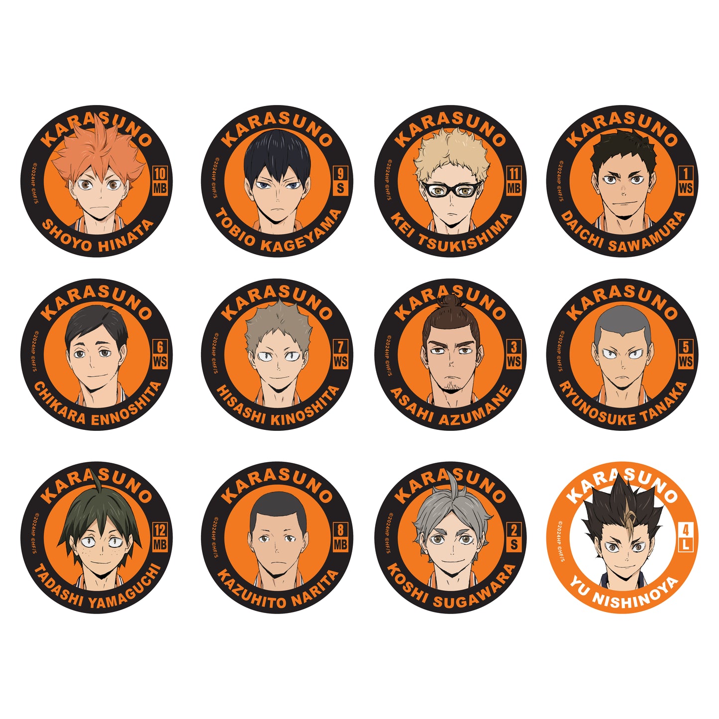 Haikyu!! The Movie Metal Badge Blind Pack