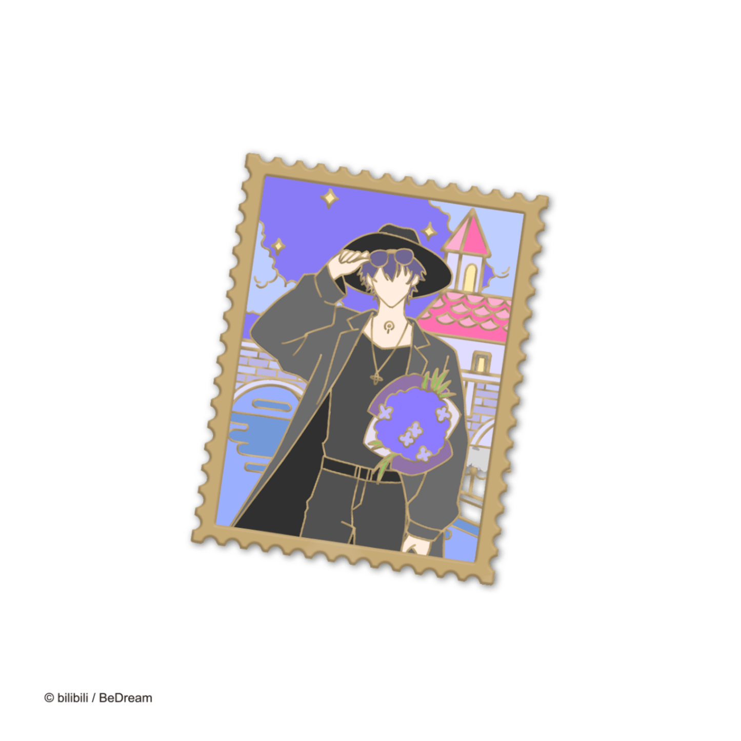 LINK CLICK - Stamped pin (Liu Xiao)