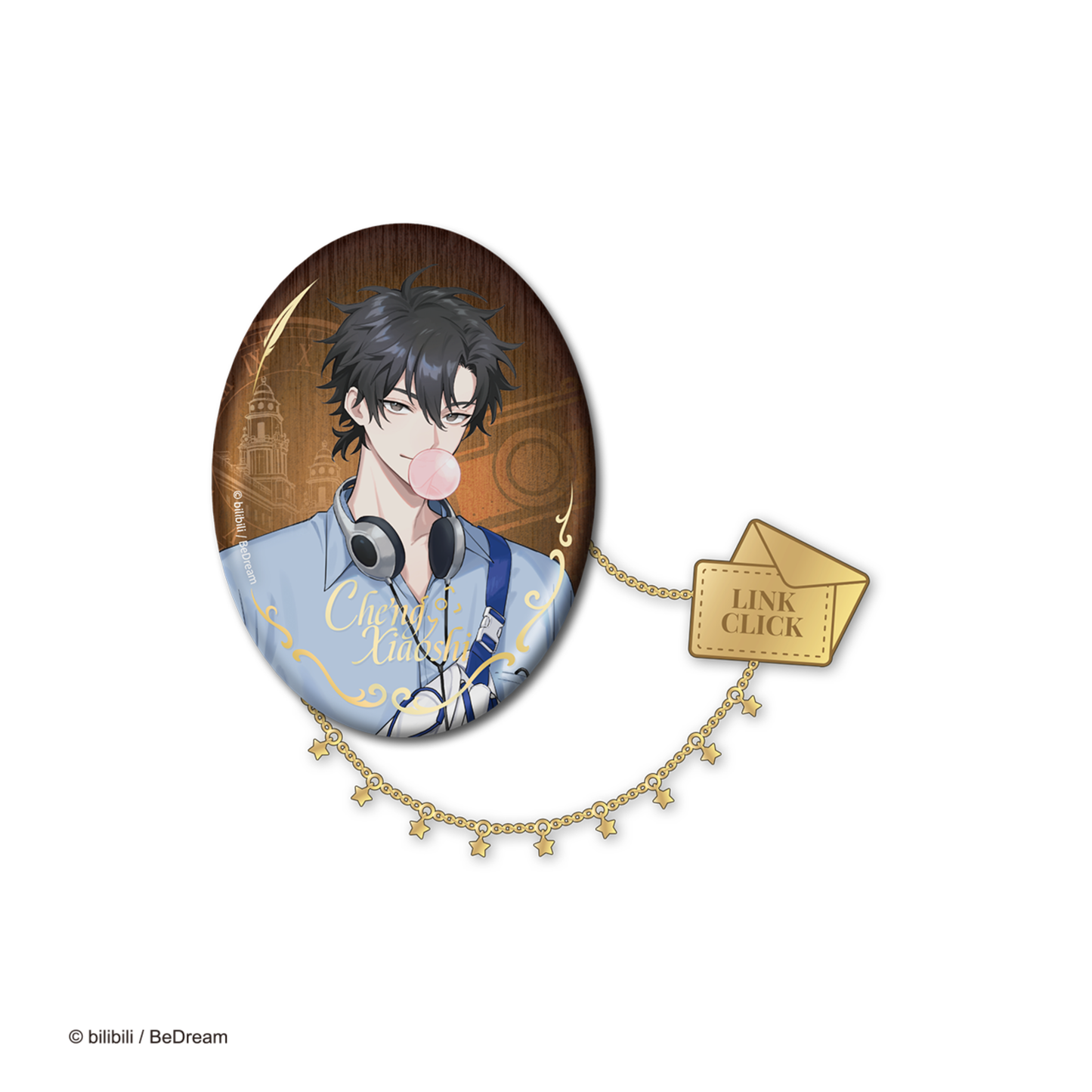 LINK CLICK - Cheng Xiaoshi round Badge
