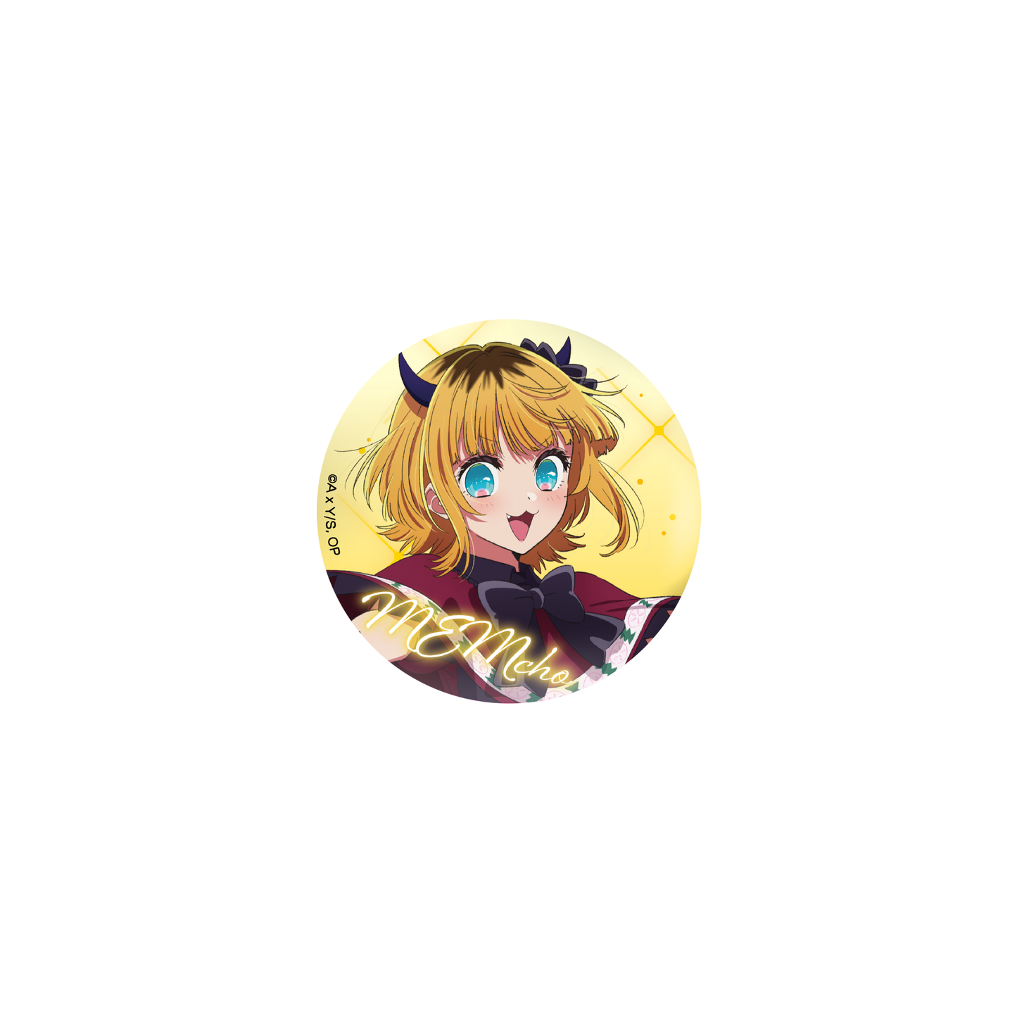 【OSHI NO KO】Holographic Badge – MEM-cho