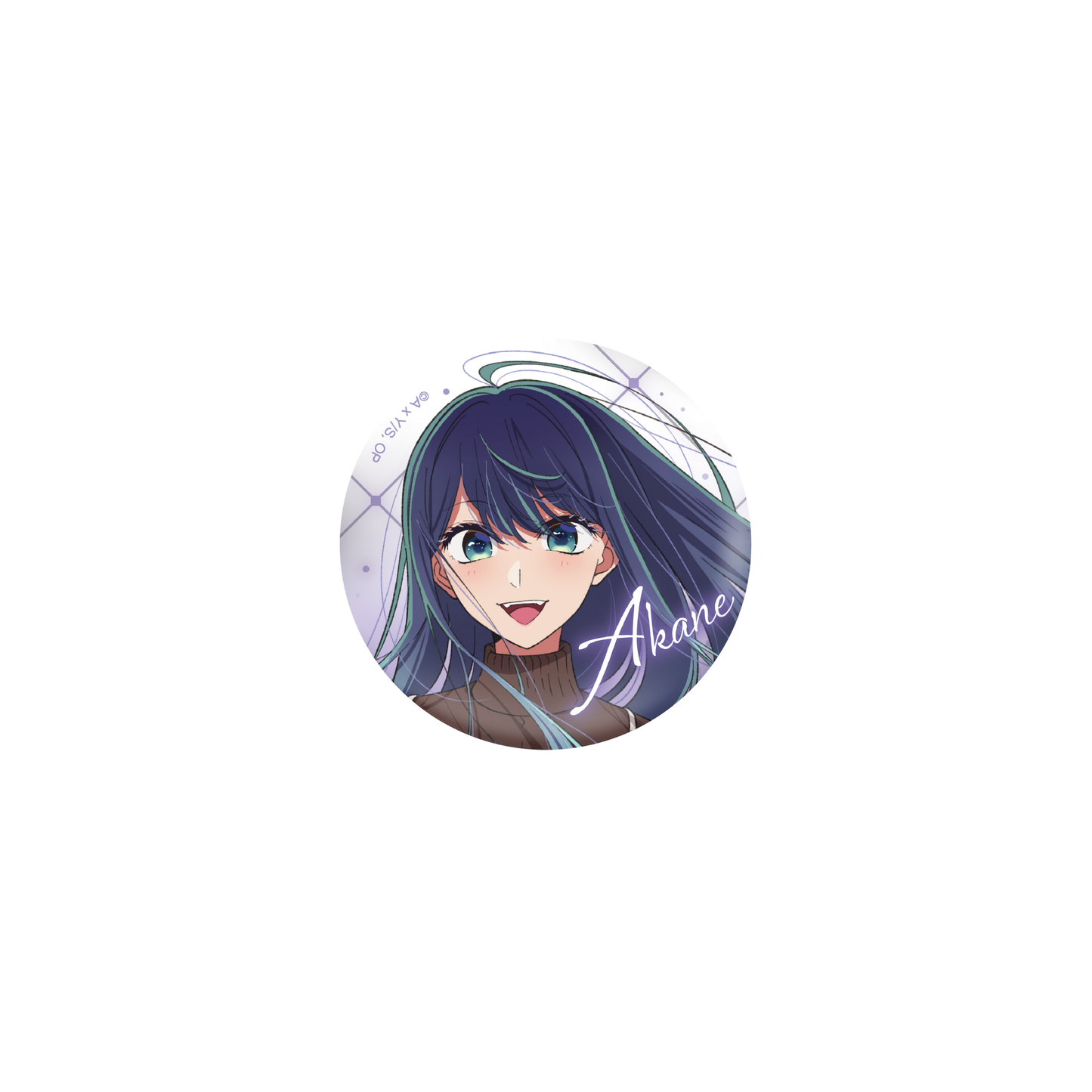 【OSHI NO KO】Holographic Badge – Kurokawa Akane