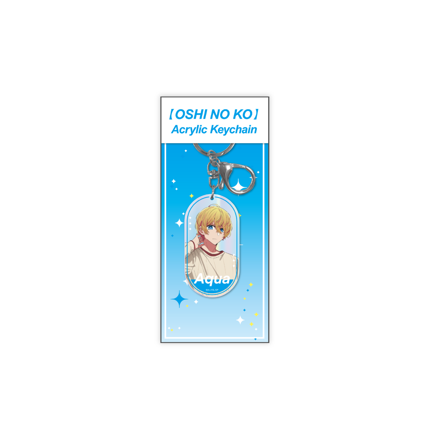 【OSHI NO KO】Acrylic Keychain – Aqua Hoshino