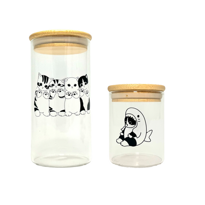 Mofusand Gen 1 - Mini Figure Glass Jar (Small)