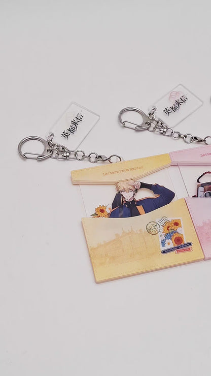 LINK CLICK - Acrylic Letter Keychain (Vein)